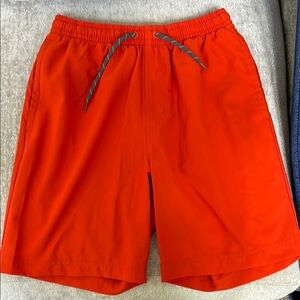 Columbia Mens orange drifit Shorts- small